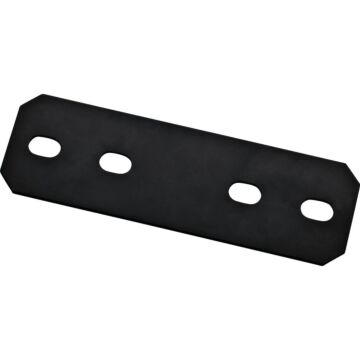National Hardware 9.5 In. x 3 In. Black Heavy Duty Mending Plate