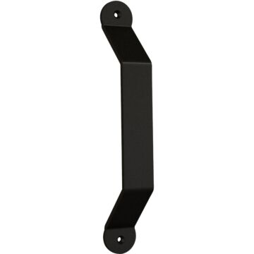 National Hardware 10 In. Matte Black Charleston Interior Barn Door Pull