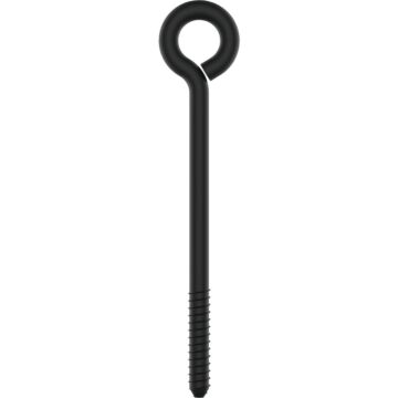 National Hardware Lag Screw Eye (Black) 5/16x 6