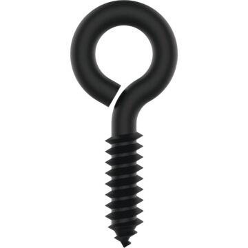 National Hardware Screw Eye (Black) .263, #2x 2-5/8