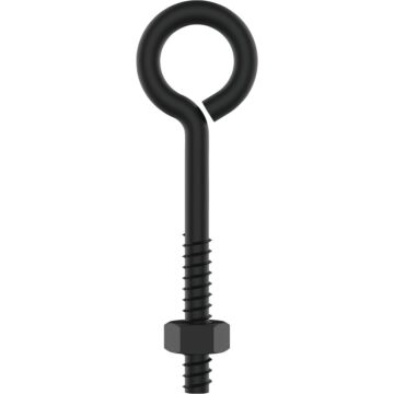 National Hardware 1/2" x 8" Eye Bolt, Black