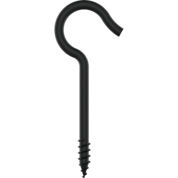 National Hardware Ceiling Hook (Black - 3 pk) 3-3/8 in.