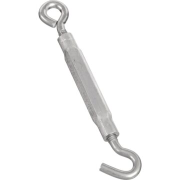 National Hardware 1/4" x 7-1/2" Hook To Eye Turnbuckle, Black
