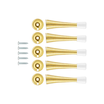 National Hardware Door Stop Spring (Brass - 5pk)