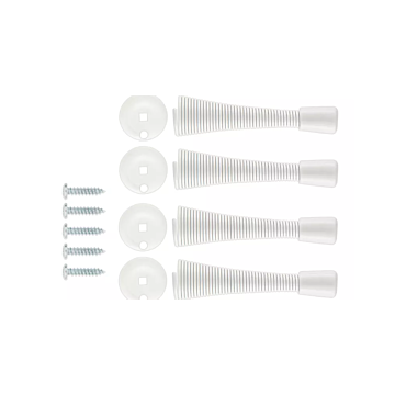National Hardware Door Stop Spring (White - 5pk)