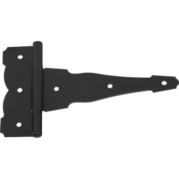 National Hardware 8 In. Black Ornamental Reversible T-Hinge