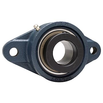 FYH Premium 2 Bolt Flange  Bearing, 1-3/8" Locking Collar, Extended Race NANFL2072