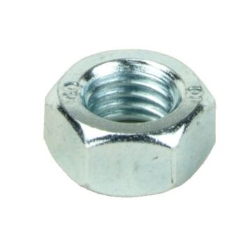 12 mm - 1.75 Hex Nut, Coarse Thread, Yellow Zinc