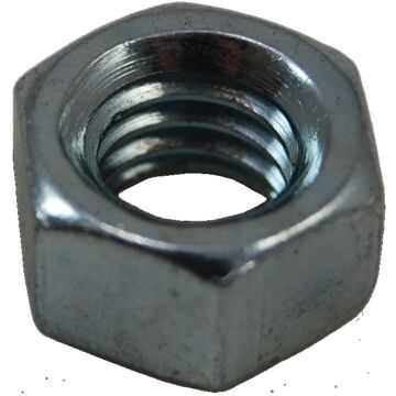 1/4"-20 Hex Nut, Coarse Thread, Zinc