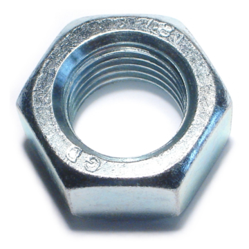 22 mm - 2.50 Hex Nut, Coarse Thread, Zinc