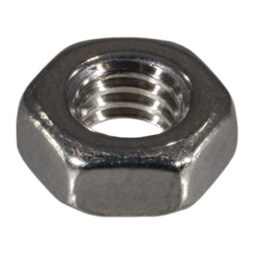 4 mm - 0.70 Hex Nut, Coarse Thread, Stainless Steel