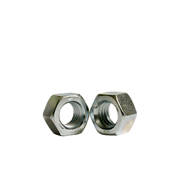 3/8-24 UNF Steel Zinc Plated Hex Nut