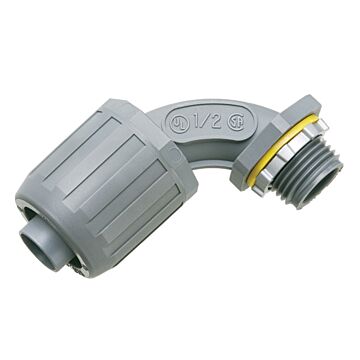 Arlington Industries 1/2 In. 90 Deg Non-Metallic Liquid Tight Fitting