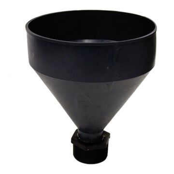 ZeeLine HDPE 7-1/2 in Dia x 9-1/4 in H 3 qt Drum Funnel