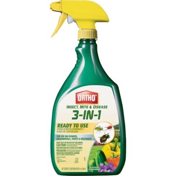 Ortho RTU Trigger Spray 3-In-1 Insect, Mite, & Disease Control - 24 oz