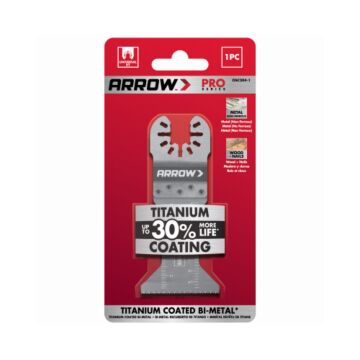 Arrow Fastener 1-3/4 in Bi-Metal Titanium Metal Blade