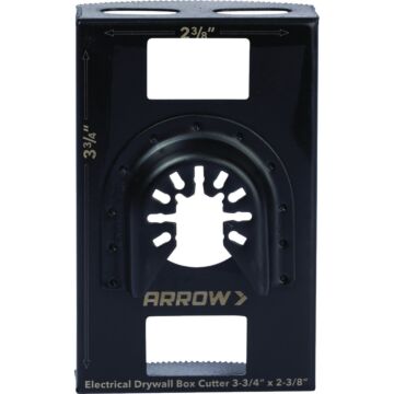 Arrow Fastener Arrow 2-7/8 In. x 3-3/4 In. Single Gang Box Cutter