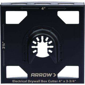 Arrow Fastener Arrow 4 In. x 3-3/4 In. Double Gang Box Cutter