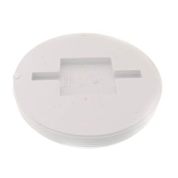 PVC Cleanout Plug 6" Flush Mpt