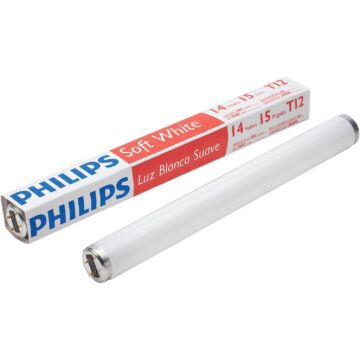 Philips Lighting Philips ALTO 14W 15 In. Soft White T12 Medium Bi-Pin Fluorescent Tube Light Bulb