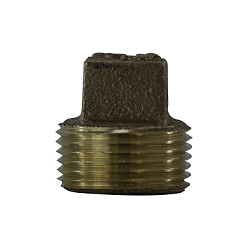 Midland Industries Lead-Free Brass Square Head Plug IMP - 3/4 in.