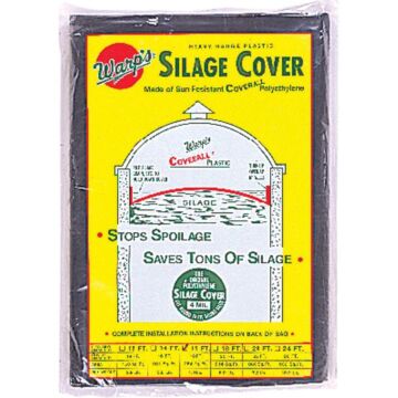 Warps 18 ft Size Polyethylene Black Silo Cover