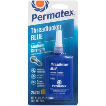 Permatex Blue Medium Strength Threadlocker - 36 mL