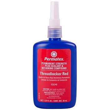 Permatex Permanent 36 mL Bottle Threadlocker
