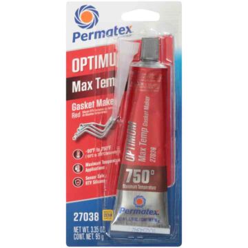 Permatex 3.35 oz Tube Paste RTV Silicone Gasket Maker