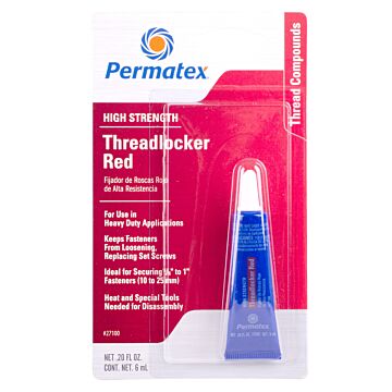Permatex PERMATEX 0.2 Oz. Red High Strength Threadlocker