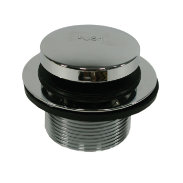 Jones Stephens 1-1/2" Chrome Plated Toe Touch Tub Drain 1-7/8" OD