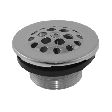 Jones Stephens 1-1/2" Chrome Plated Grid Drain Body with Screw