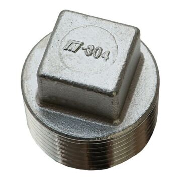 Boshart Industries 3/8" 304SS CORED PLUG ISO4144