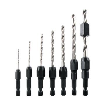 Make it Snappy Tools 1/4 in 7 Pieces Metal Drill Bit Adapter Set