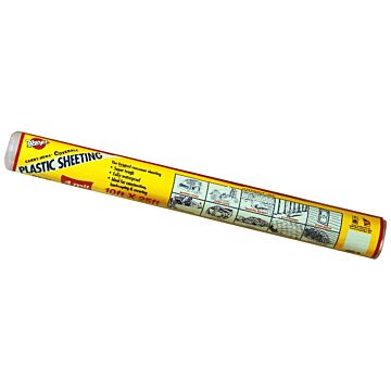 Warps 4 mil Plastic Sheeting (Clear) 10 ft x 25 ft