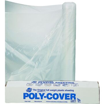 Warps Clear Plastic Sheeting 100 ft x 28 ft, 6 Mil