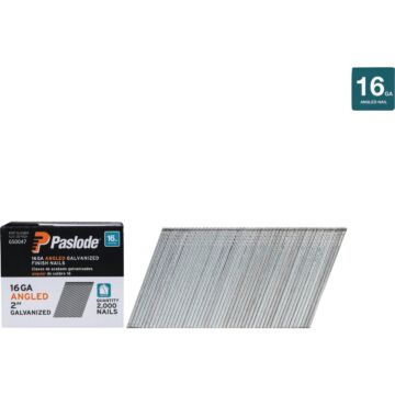 Paslode 2 In. 16-Gauge 20 Degree Galvanized Angled Finish Nails (2000 Ct.)