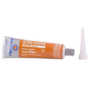 Permatex 3 Oz. Ultra Copper High-Temp RTV Silicone Gasket