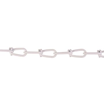 Campbell PA072-2027N Double Loop Chain, #2/0 255 lb Working Load, Carbon Steel, Poly-Coated