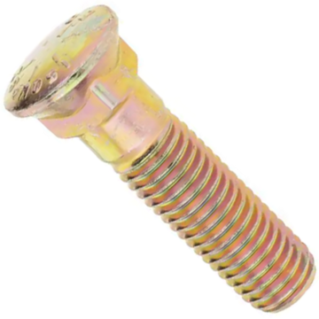 Titan™ 5/8-11 2 in Steel Yellow Zinc Plow Bolt