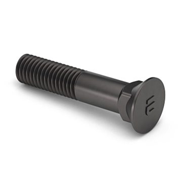 Titan™ 7/16-14 1-1/4 in Steel Zinc Plated Plow Bolt