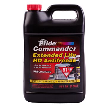 Pride 50/50 Premixed HD Truck Red Antifreeze 1 Gallon