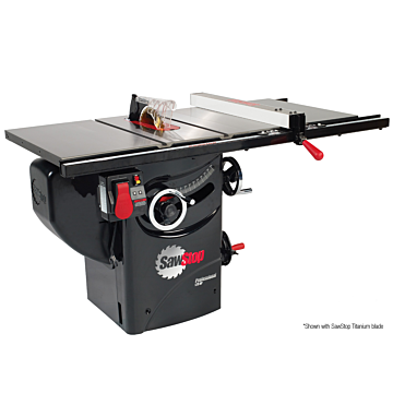 SawStop ASSEMBLY: 1.75HP Professional Cabinet Saw with 30” Premium fence system, rails & extension table