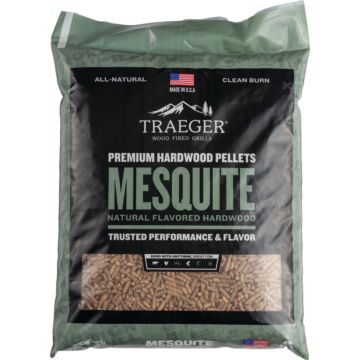 Traeger Mesquite All-Natural Wood Grilling Pellets - 20 lb