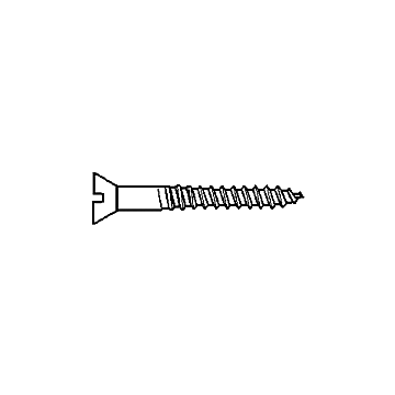 #5 x 5/8" Phillips Flat Head, Wood Screw, Zinc 