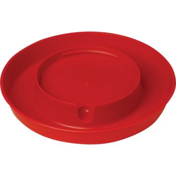 Little Giant Products Little Giant 1-Gal. Screw-On Red Poultry Waterer Base