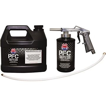 Berkebile 2+2 BERKEBILE 2+2® BPFC-DIYKIT 1/2 in 110 psi Pistol Grip Syphon Gun, 1 gal of PFC Diy Kit