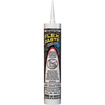 Flex Seal Flex Paste Rubber Sealant (White) 9 oz