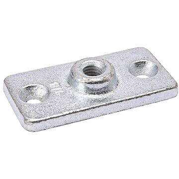 Galvanized Pipe Hanger Plate - 1/2 in.
