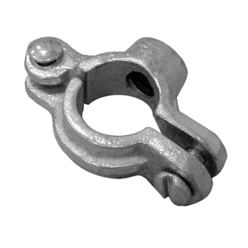 Jones Stephens 3/4" Zinc Plated Hinged Split Ring for 3/8" Rod (For Iron Pipe)